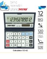 Foto Kalkulator Saku Pocket 12 Digit Joyko Calculator CC-42 merek Joyko