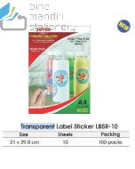 Gambar Joyko Transparent Label Sticker LBSR-10 merek Joyko